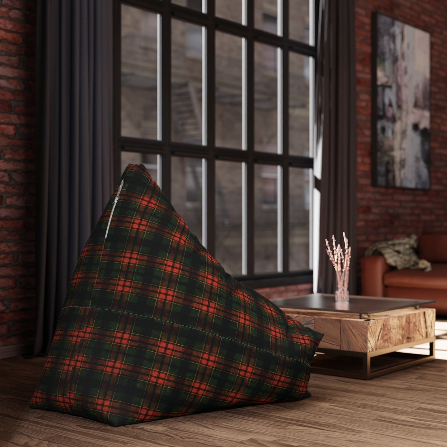 "Kilmor Brieve Tartan", Bean Bag Chair Cover