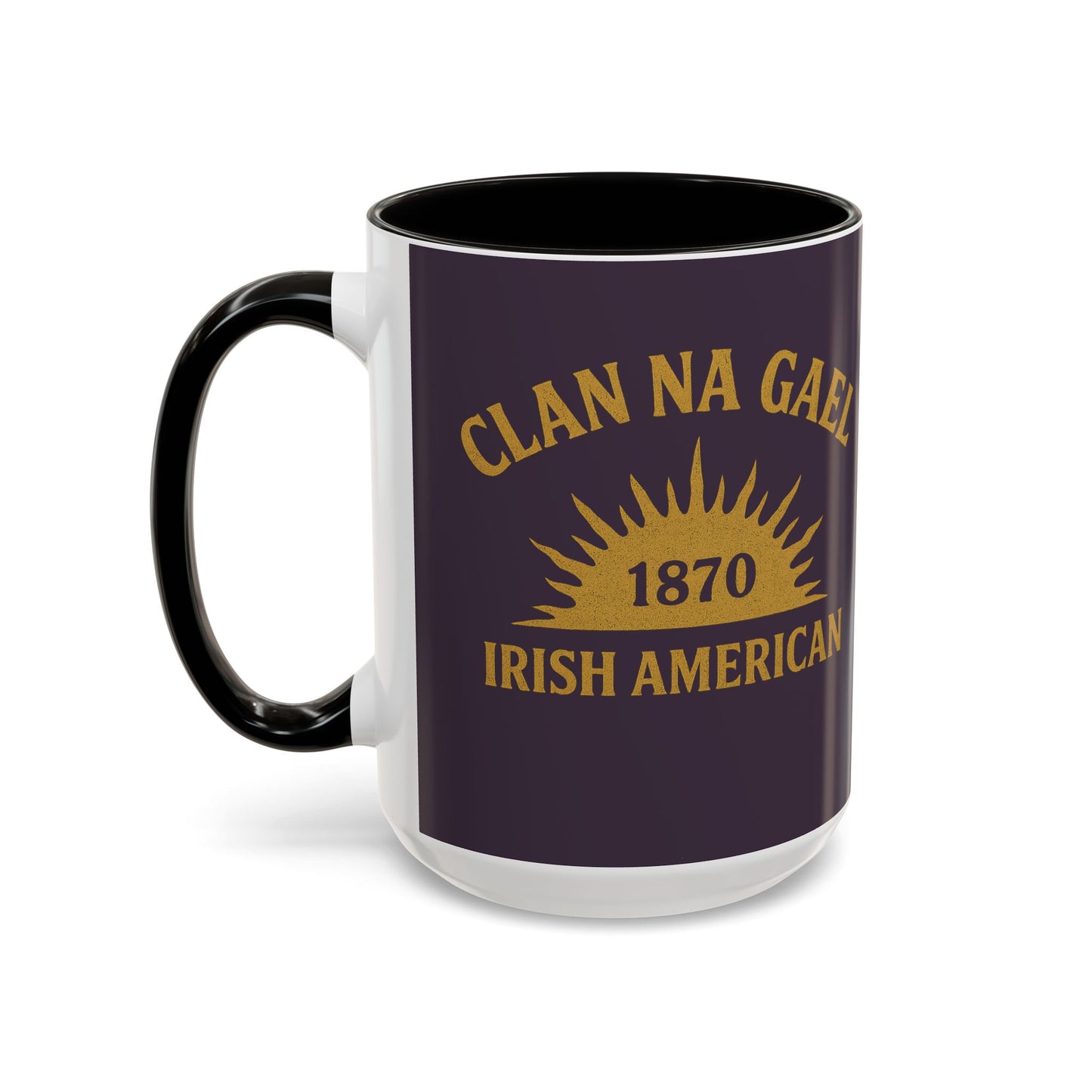"Clan na Gael - Irish American", Colorful Mugs (11oz, 15oz) (Purple Verbena)