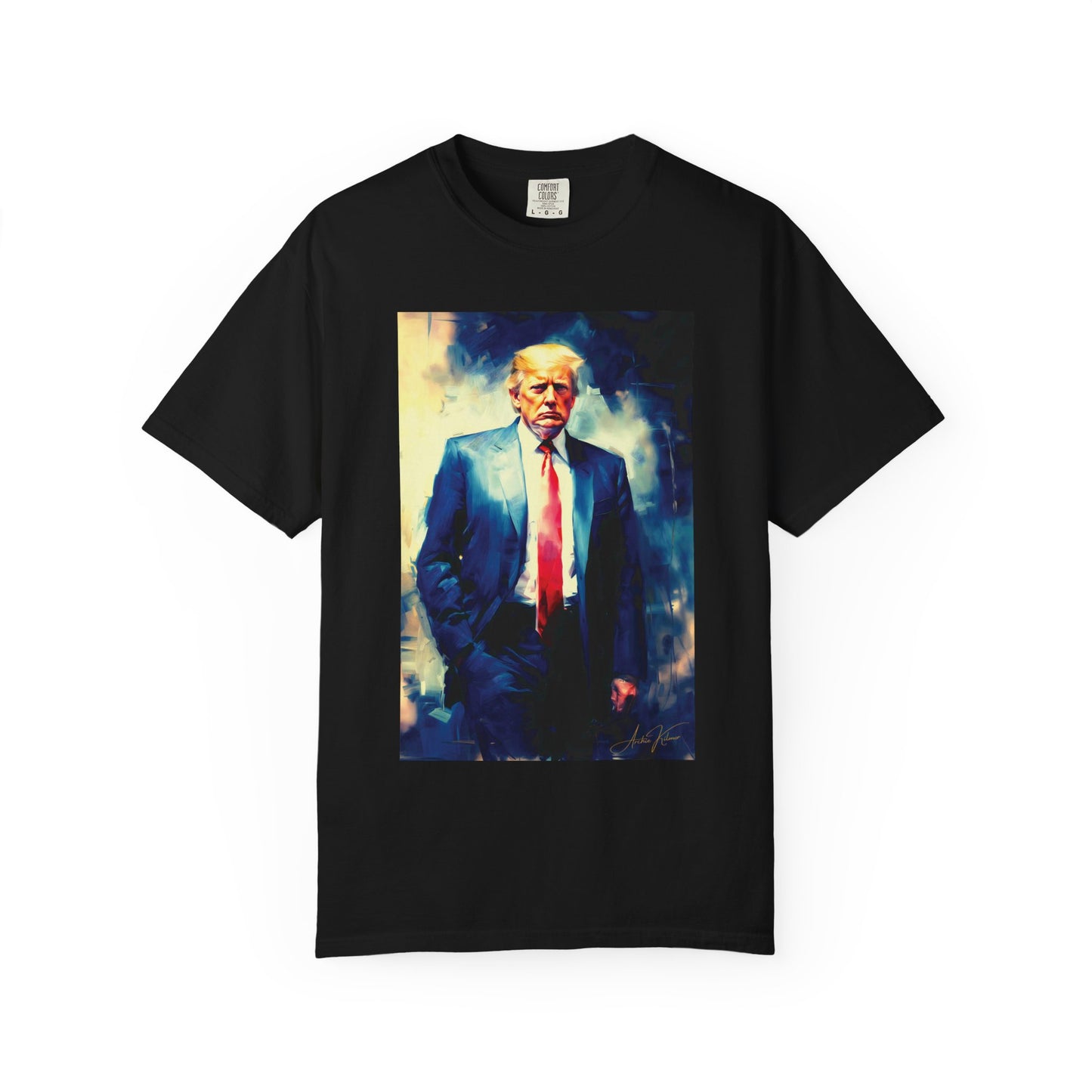 "Trump Portrait No. 6", Unisex T-shirt (Dark Colors)