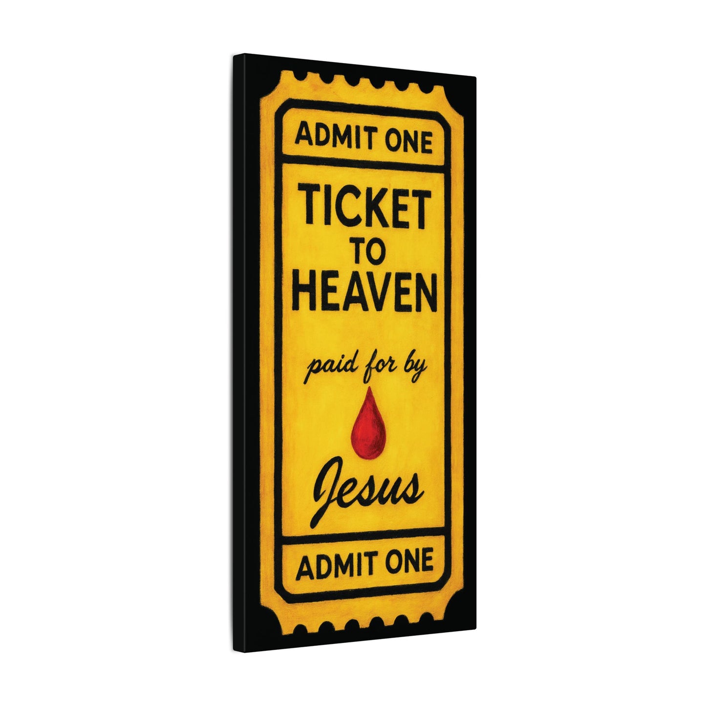 "The Golden Ticket", Matte Canvas Fine Art Print