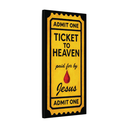 "The Golden Ticket", Matte Canvas Fine Art Print