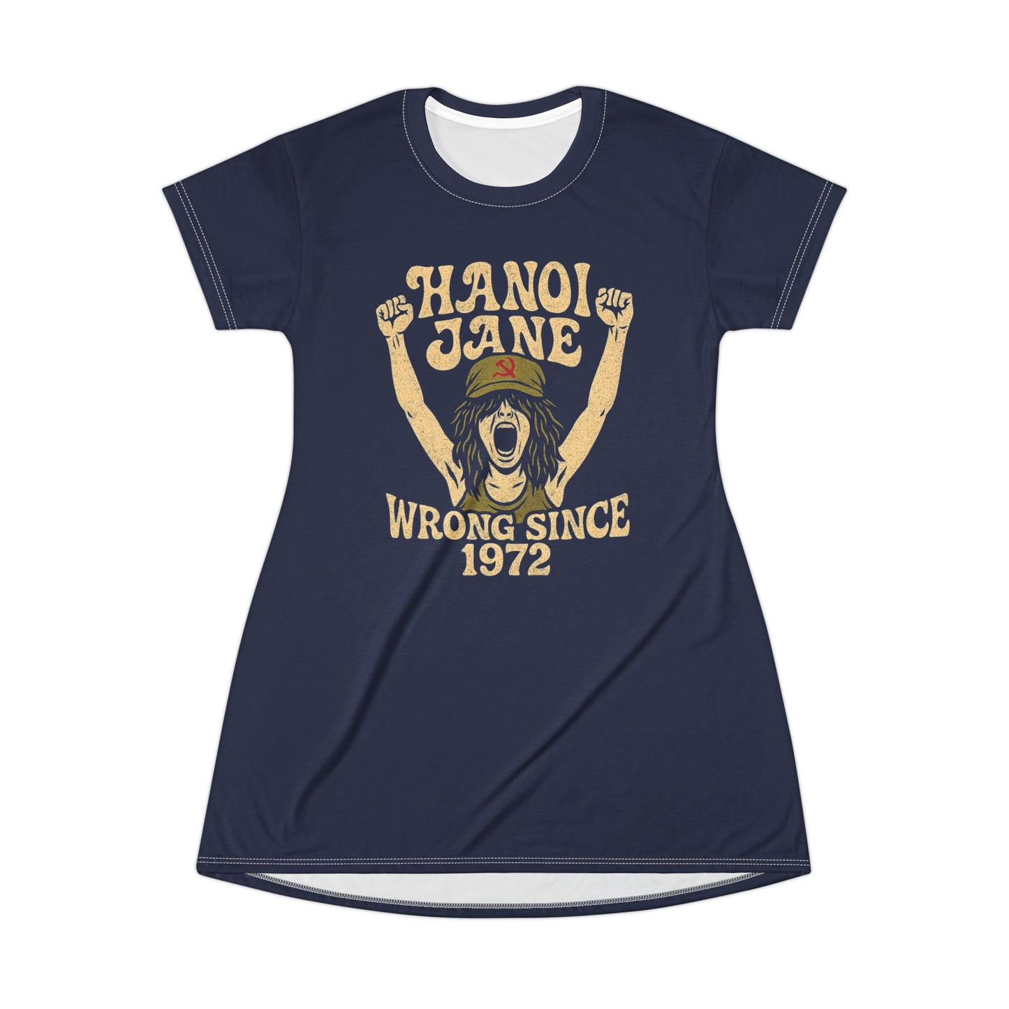 "Hanoi Jane", T-Shirt Dress (BGS Blue)