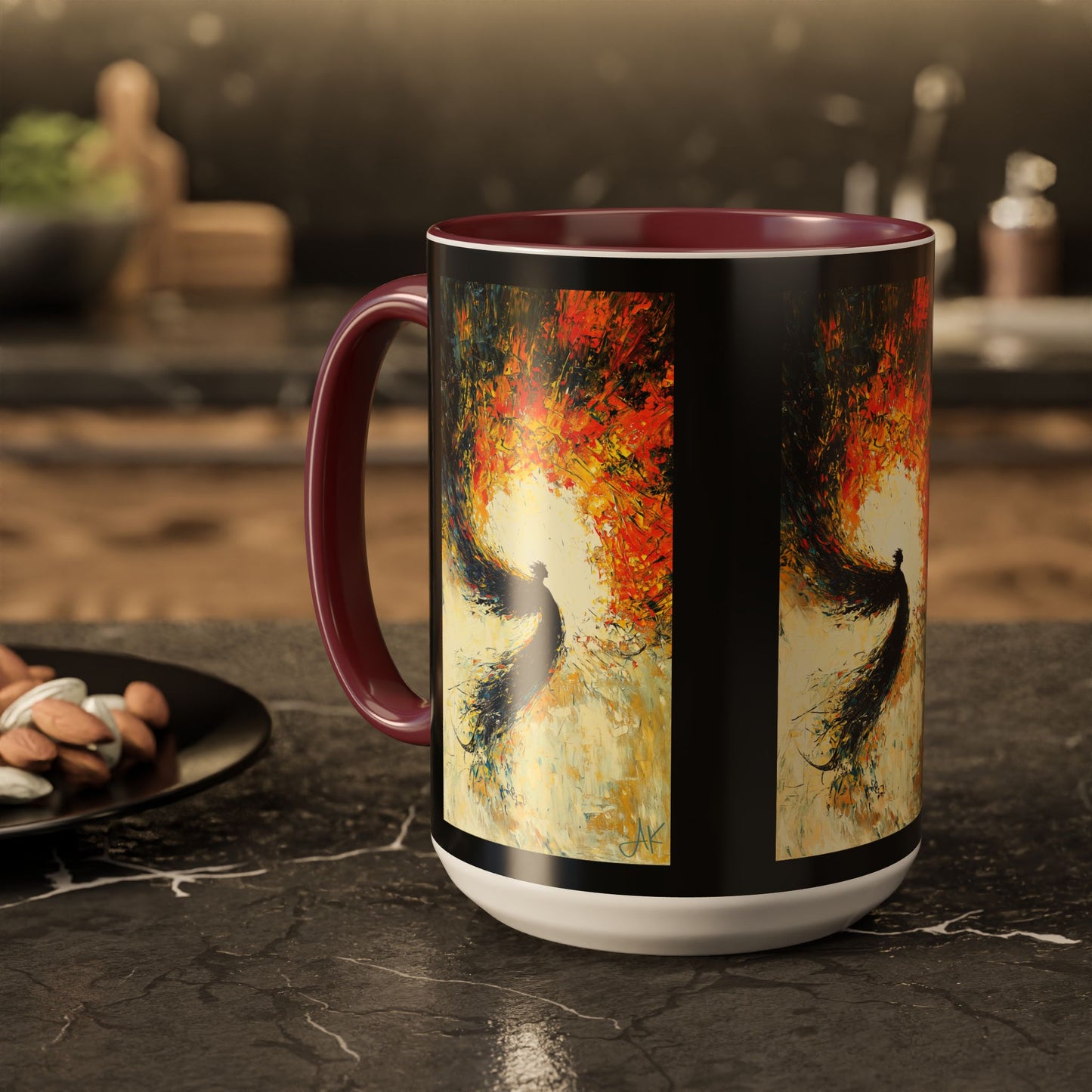 "Seraphic Aegis", Colorful Mugs (11oz, 15oz)