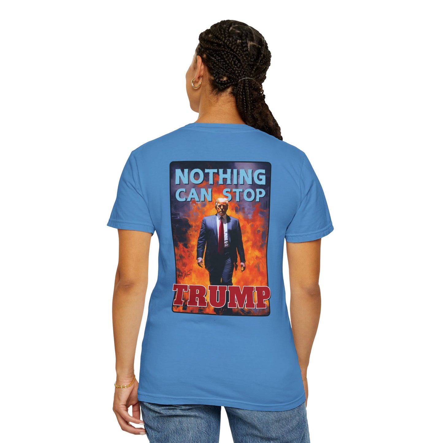 "Nothing Can Stop Trump", Unisex T-shirt (Light Colors)
