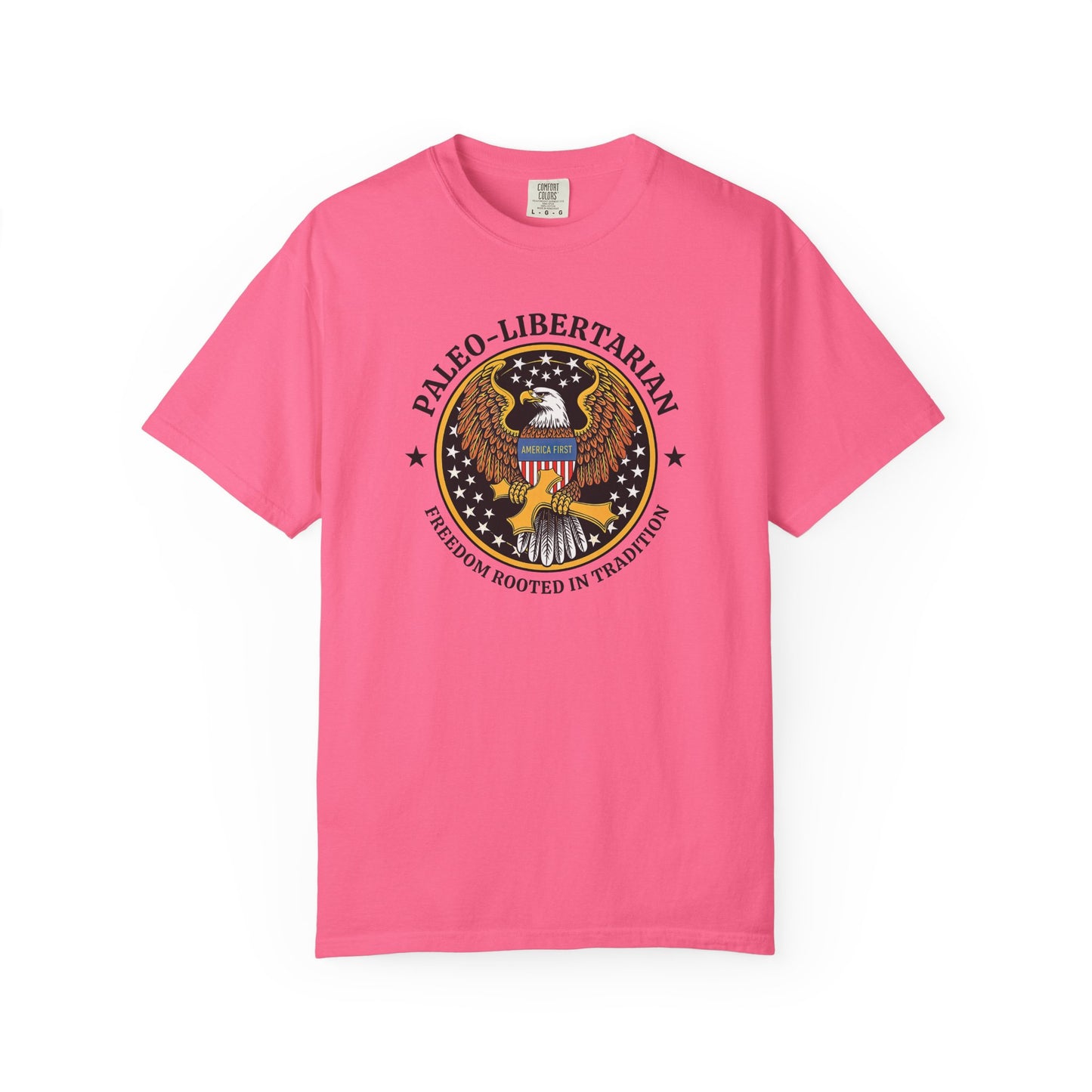 "Paleo-Libertarian" #01, Unisex T-shirt (Light Colors)