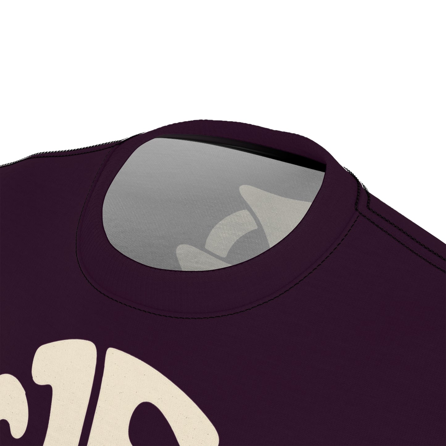"Retro Jesus", Unisex T-shirt (Greek Aubergine)