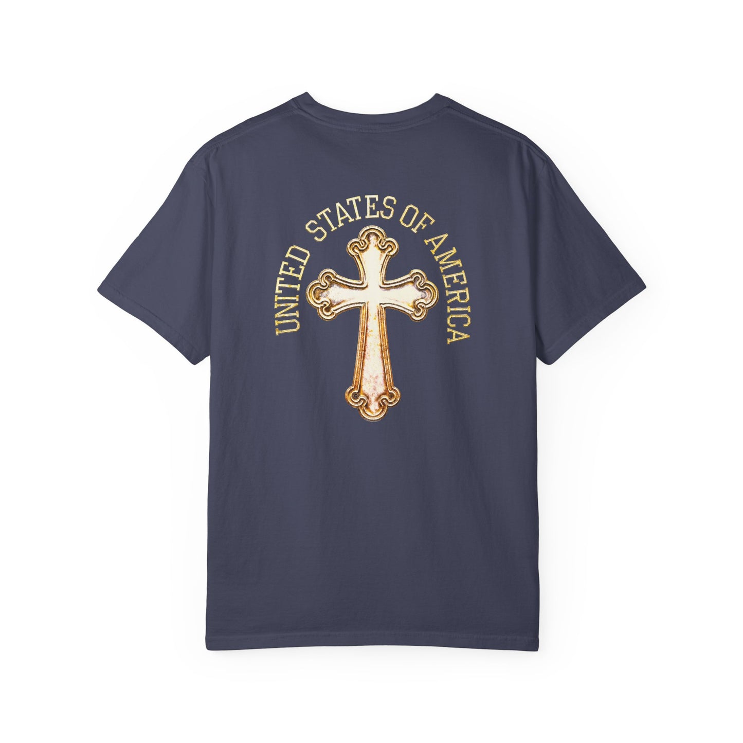 "USA Gold Cross", Unisex T-shirt