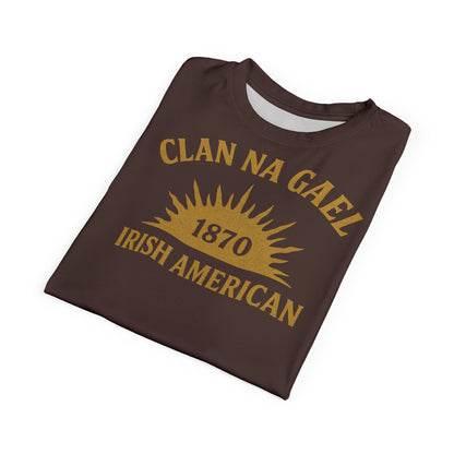 "Clan na Gael - Irish American", Unisex T-shirt (Wild Boar Brown)