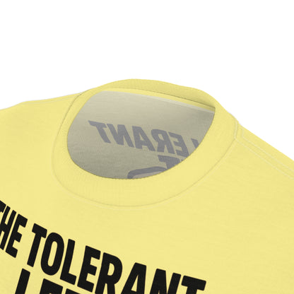 "The Tolerant Left", Unisex T-shirt (The First Daffodil)