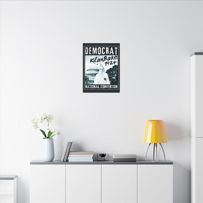 "Democrat KlanBake 1924", Matte Canvas Fine Art Print