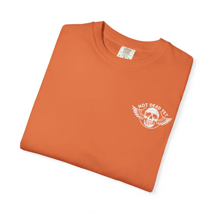 "Not Dead Yet - Winged Skull", Unisex T-shirt