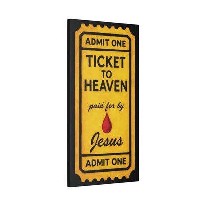 "The Golden Ticket", Stretched Classic Canvas Fine Art Print