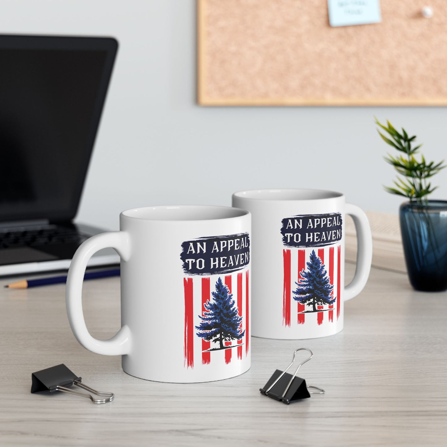 "An Appeal to Heaven", White Mug (11oz & 15oz)