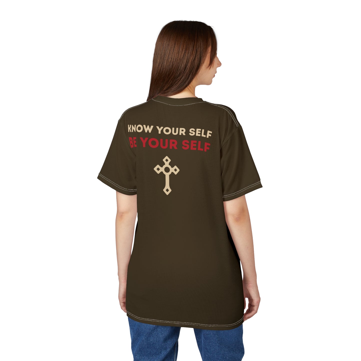 "Know Your Self", Unisex T-shirt (Ashgold)