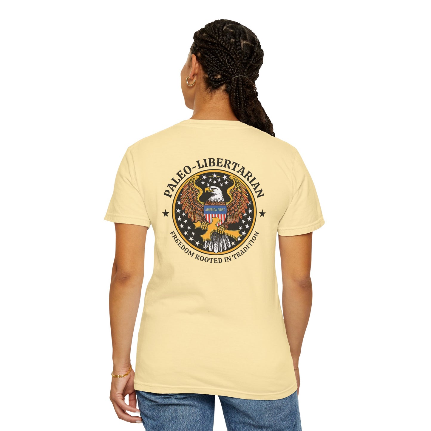 "Paleo-Libertarian" #01, Unisex T-shirt (Light Colors)