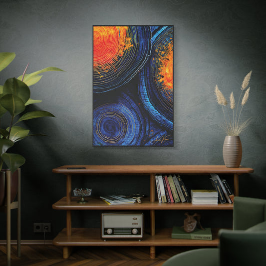 "History's Vibrance", Matte Canvas Fine Art Print