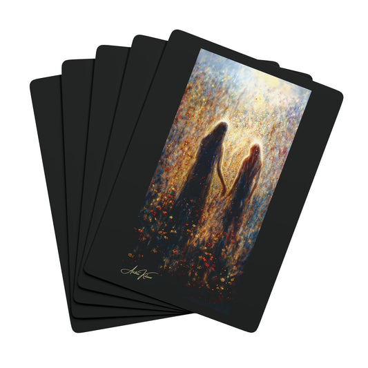 "A Thin Place", Fine Art Playing Cards (Void Black)