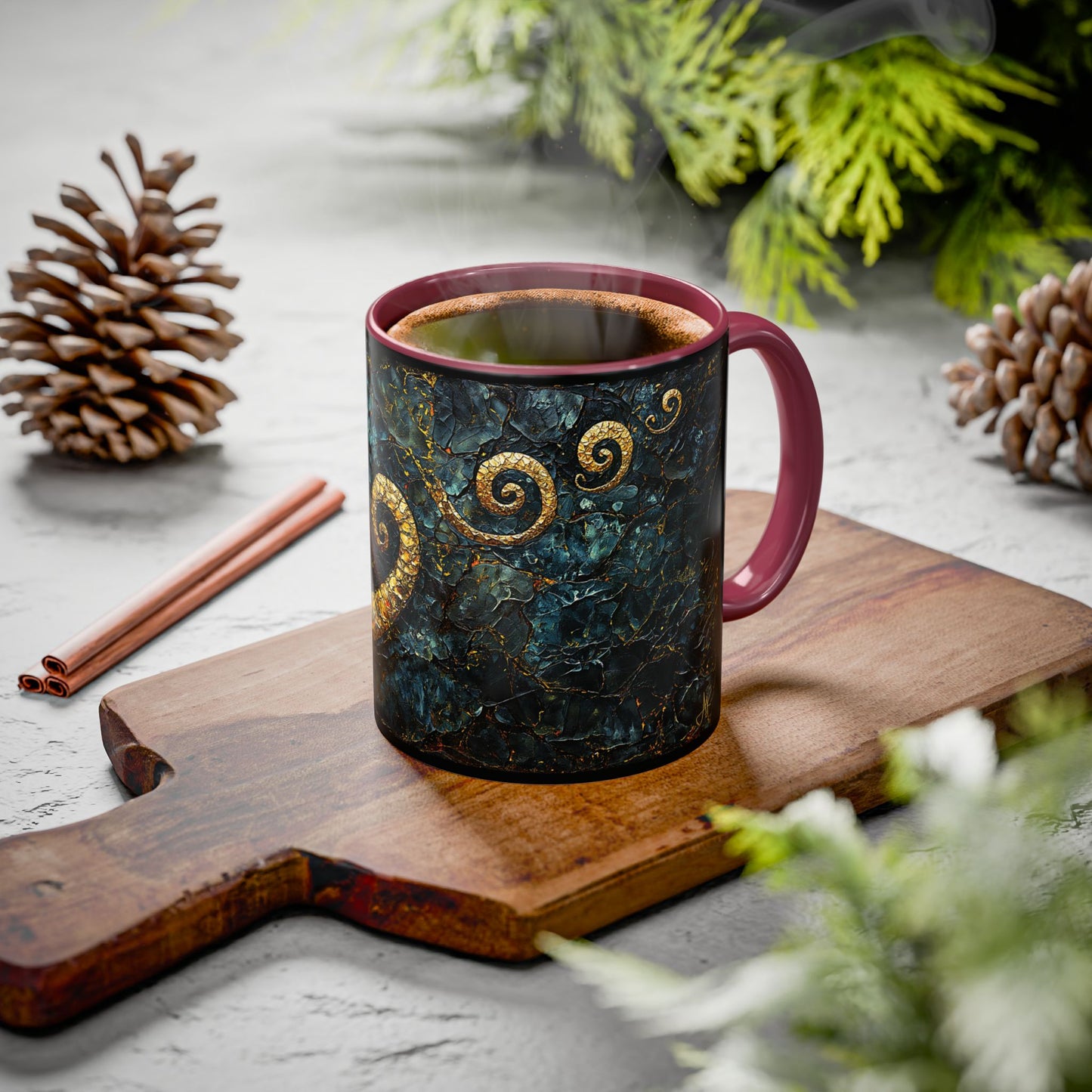 "From Stone to Savior's Light", Colorful Mugs (11oz, 15oz)