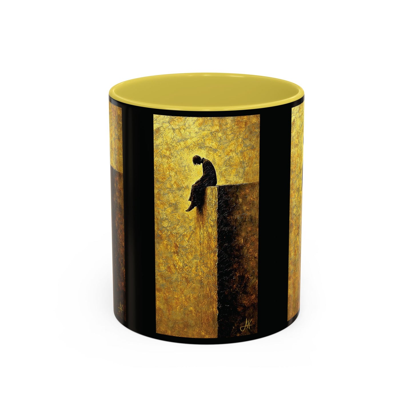 "In Darkest Hour He Is With Me", Colorful Mugs (11oz, 15oz)