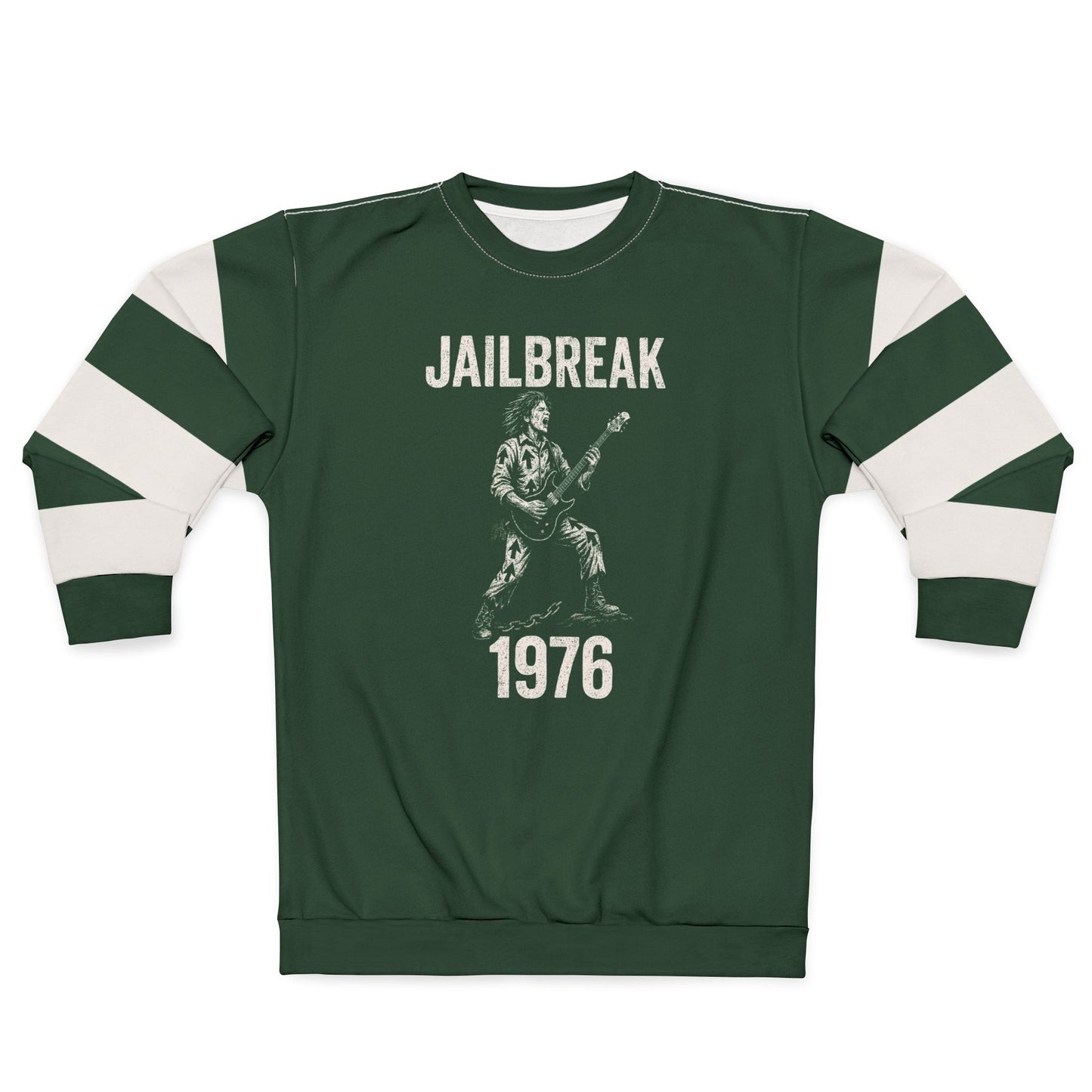 "Jailbreak 1976", Unisex Sweatshirt (Monsoon Green)
