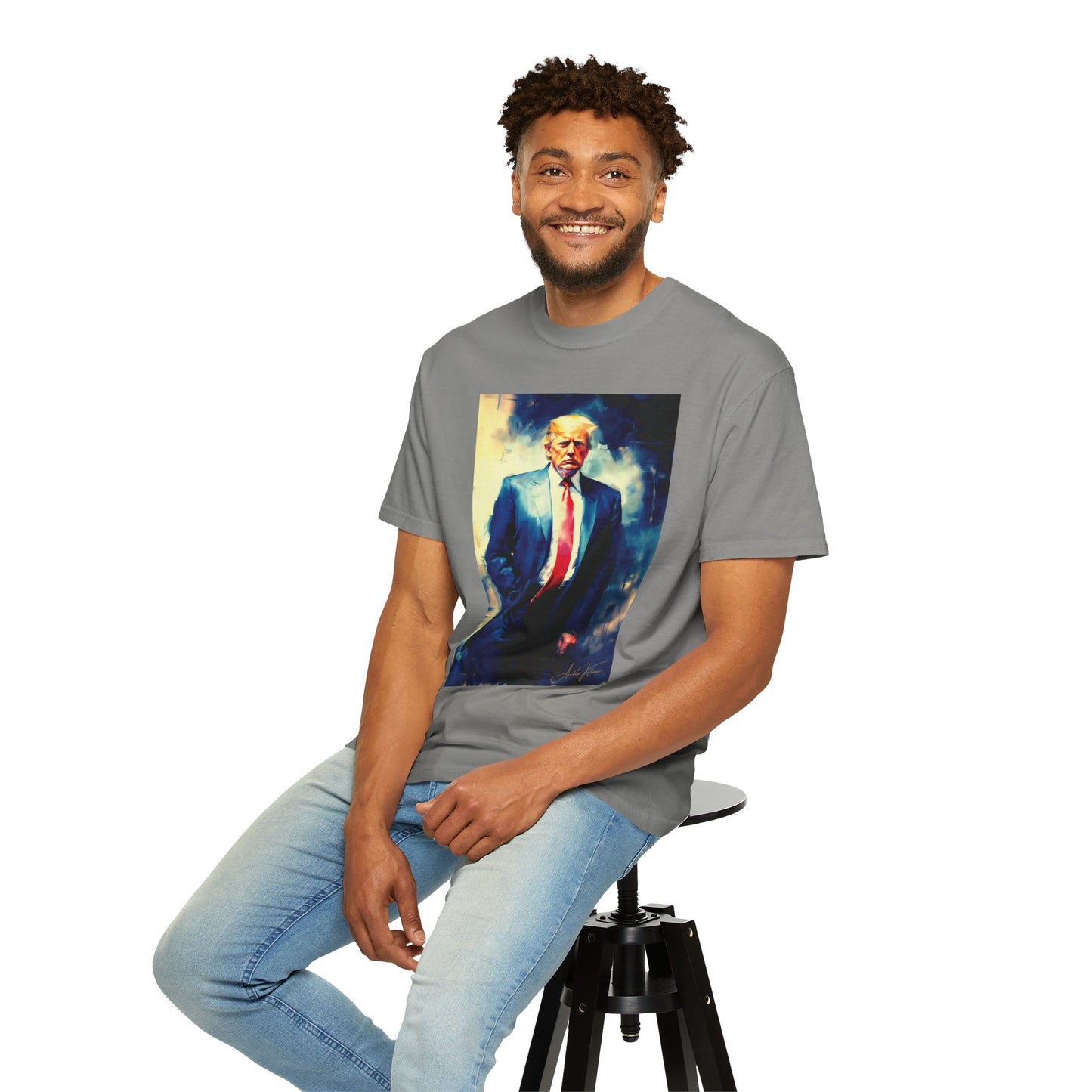 "Trump Portrait No. 6", Unisex T-shirt (Light Colors)