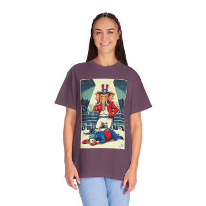 "Brutal Woke Knockout 2024", Unisex T-shirt (Dark Colors)