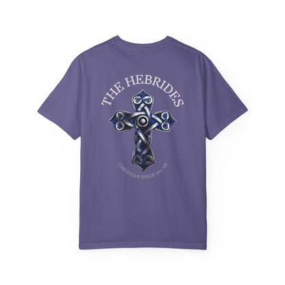 "The Hebrides - Christian since 563 AD", Unisex T-shirt