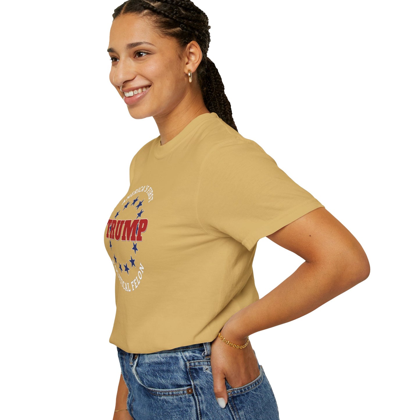 "Trump - America's First Political Felon", Unisex T-shirt