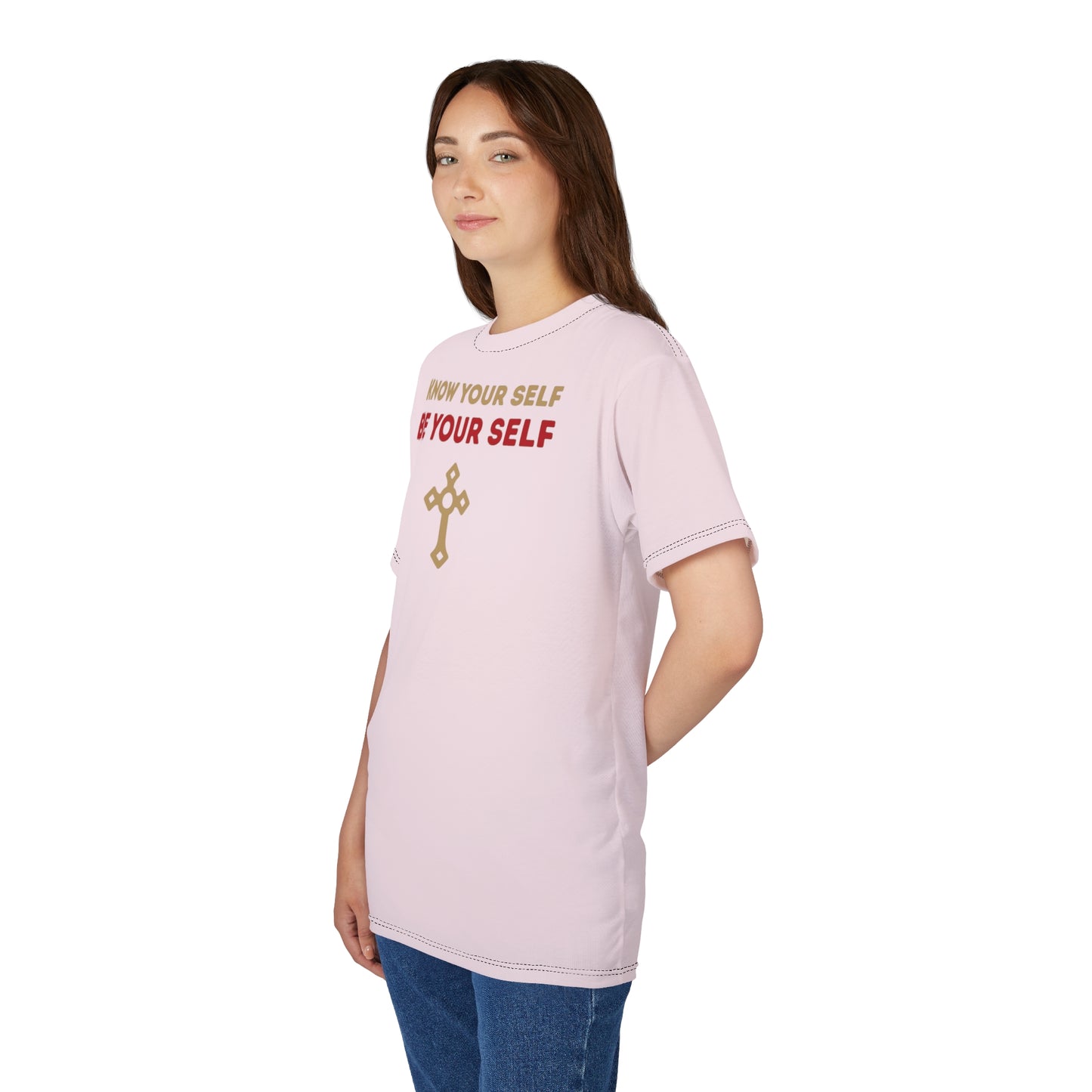 "Know Your Self", Unisex T-shirt (Pink Tutu)