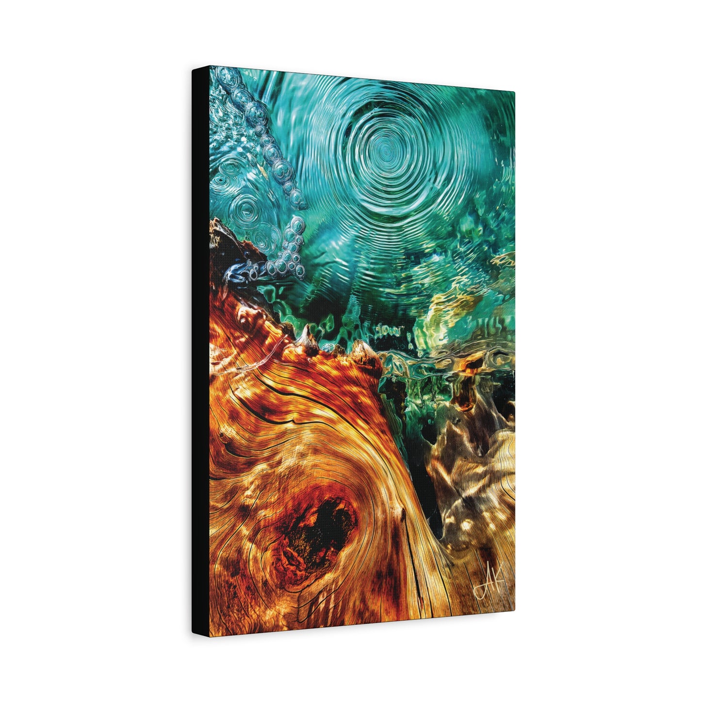 "Ringwell – Memory of the Tidal Wood", Fine Art Matte Canvas, Stretched, 1.25"