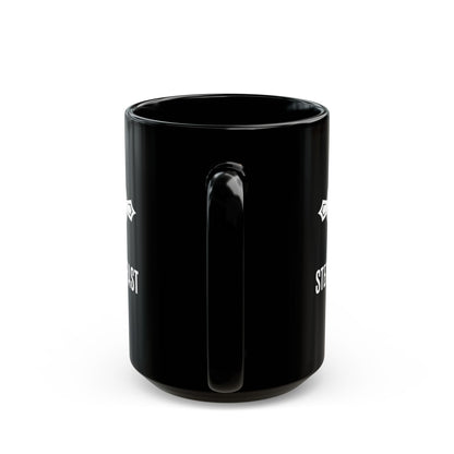 "Steadfast Cross", Black Mug (11oz & 15oz)