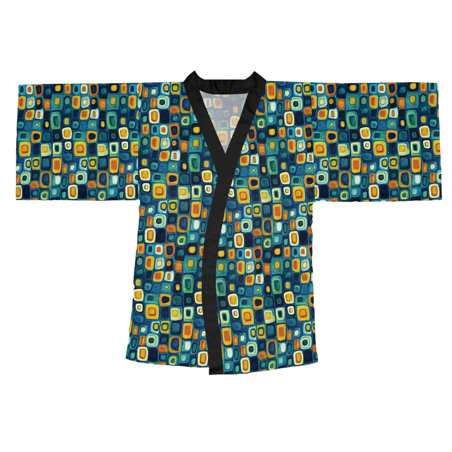 "Soul Mosaic", Long Sleeve Kimono Robe