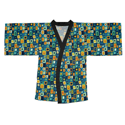 "Soul Mosaic", Long Sleeve Kimono Robe