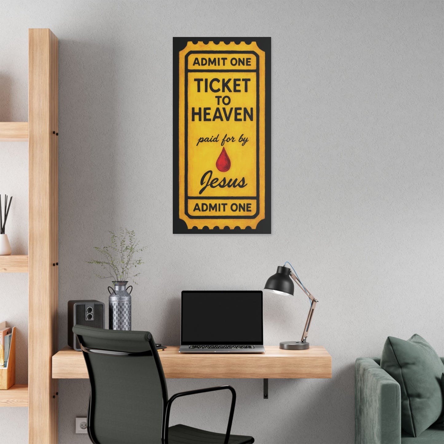 "The Golden Ticket", Stretched Classic Canvas Fine Art Print
