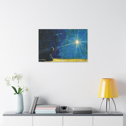 "Miraculous Connection", Stretched Classic Canvas Fine Art Print
