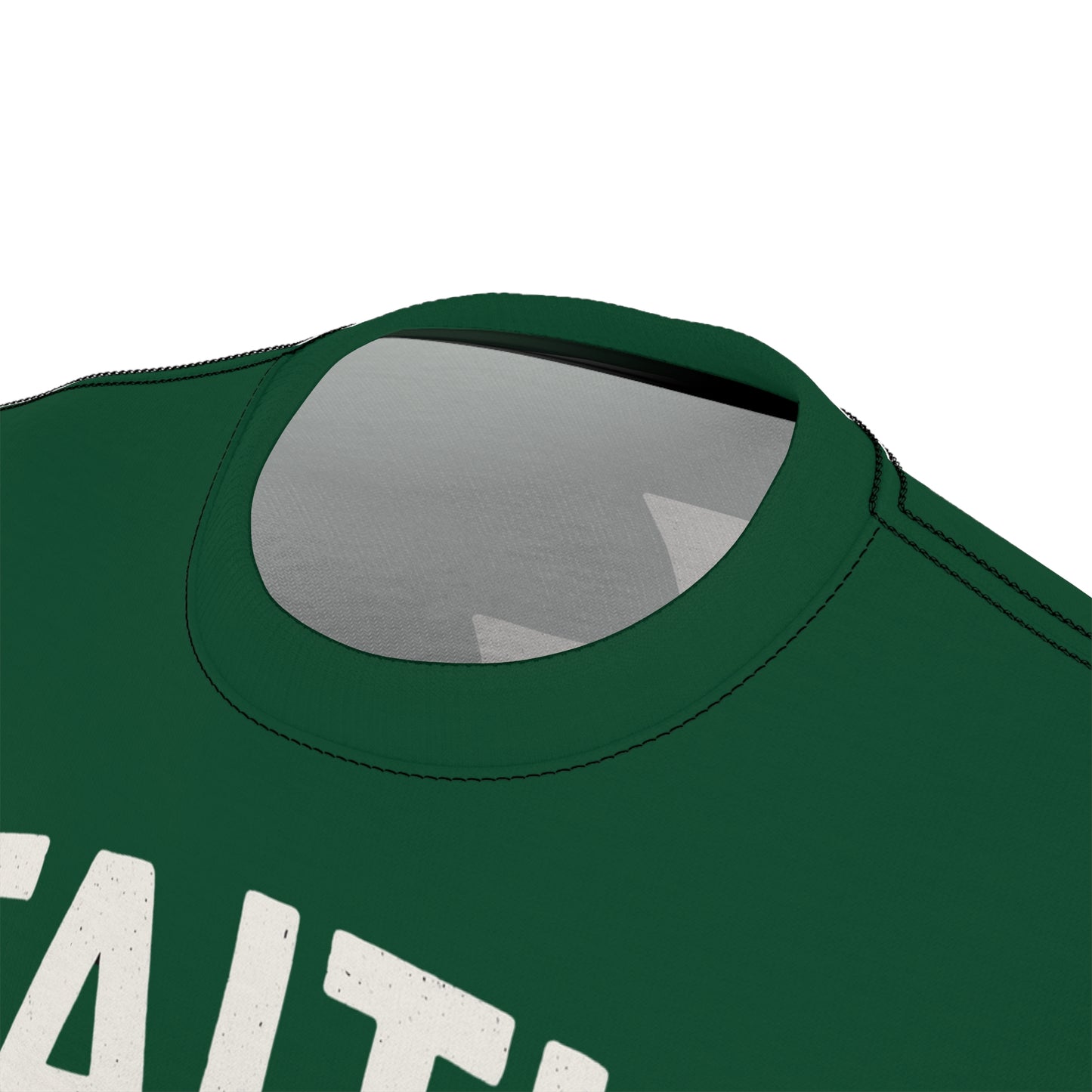 "Faith Overcomes Fear", Unisex Tee (Evergreen)