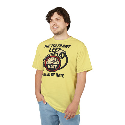 "The Tolerant Left", Unisex T-shirt (The First Daffodil)