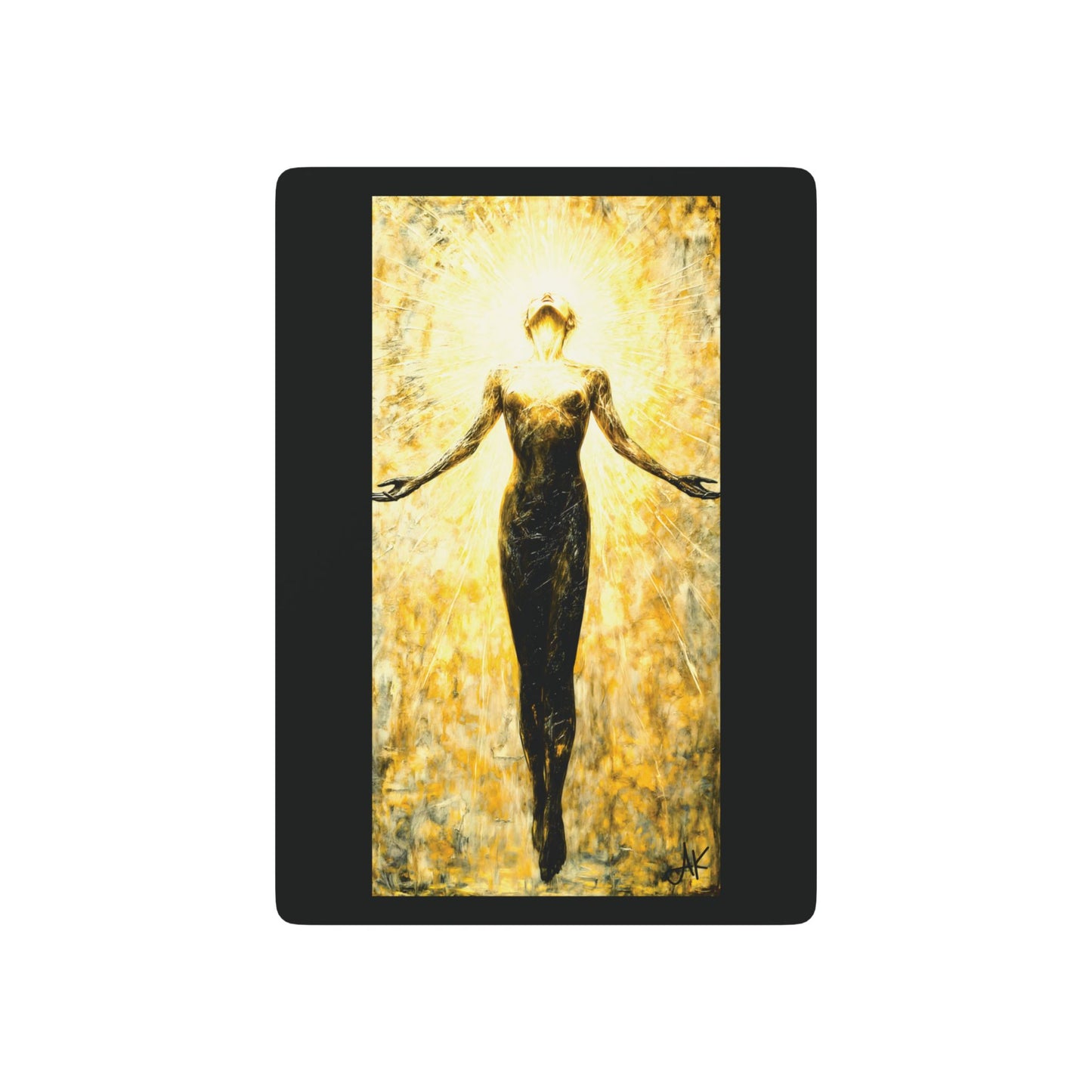 "Genesis 2:18-24 (KJV)", Christian Fine Art Playing Cards (Void Black)