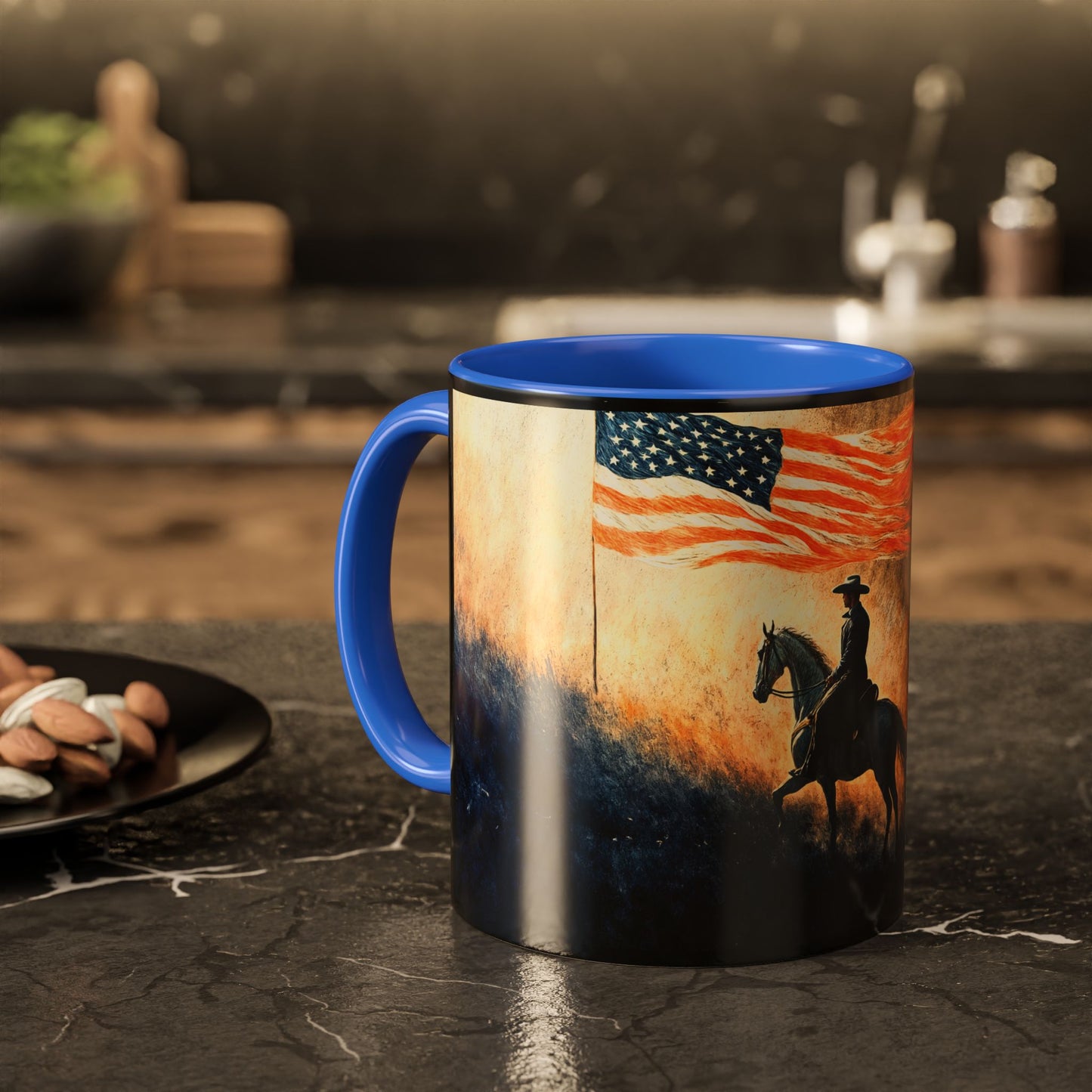 "Liberty under God", Colorful Mugs (11oz, 15oz)