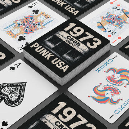 "1973 Punk USA", Cultural Playing Cards (70's Black)