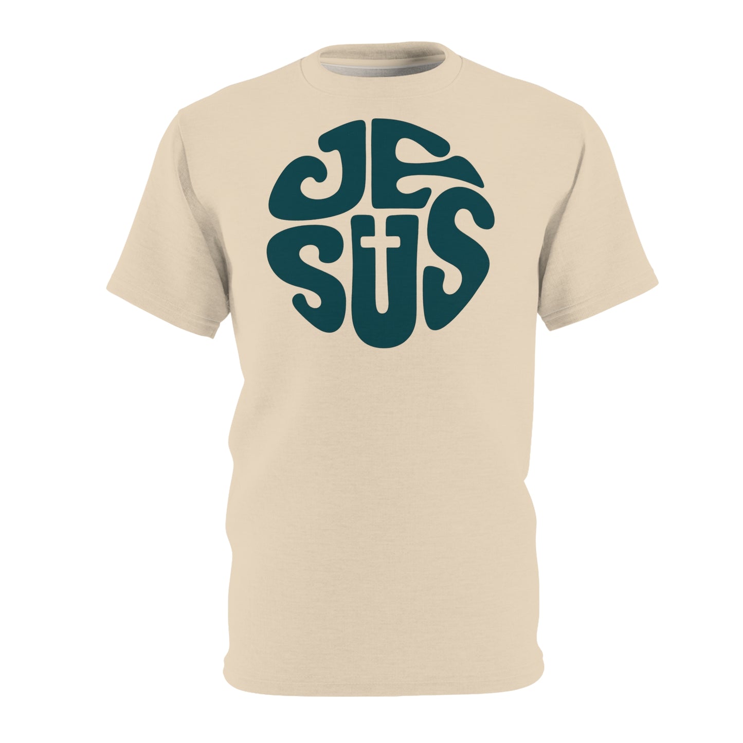 "Retro Jesus", Unisex T-shirt (Antique Parchment)