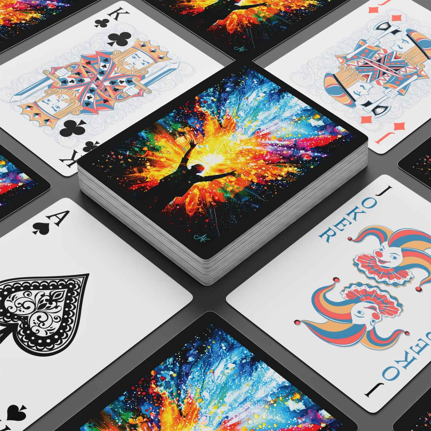 "Unfathomable", Christian Fine Art Playing Cards (Void Black)