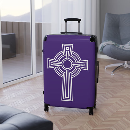 "A Simple High Cross", Suitcases (Purple)