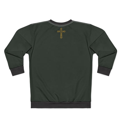 "Clan na Gael - Irish American", Unisex Sweatshirt (Túath Green)
