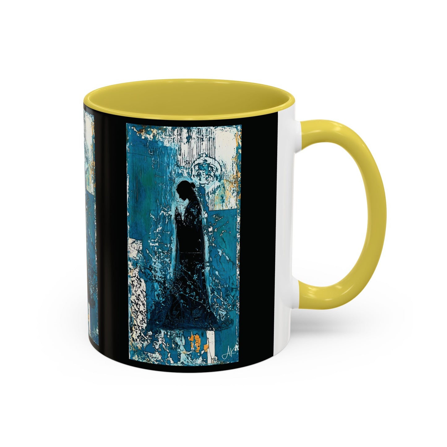 "Behold the Handmaid - Luke 1:38", Colorful Mugs (11oz, 15oz)