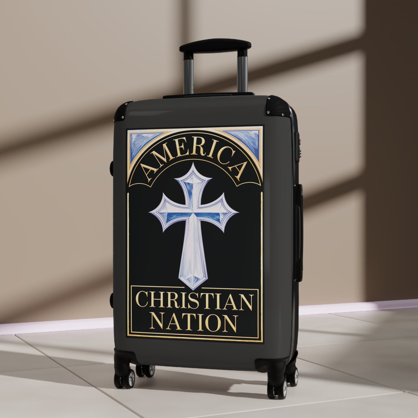 "America Christian Nation" #22 Suitcases (Jet Black)