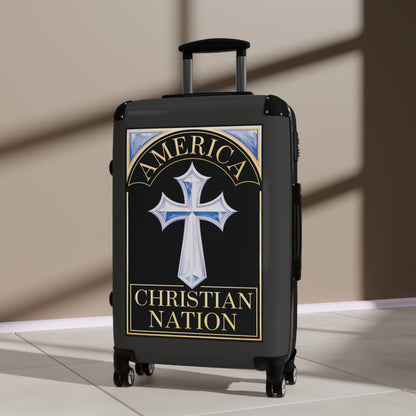 "America Christian Nation" #22 Suitcases (Jet Black)