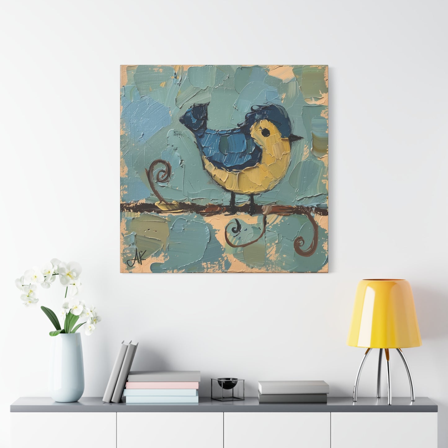 "Little Birdie", Fine Art Matte Canvas, Stretched, 1.25"