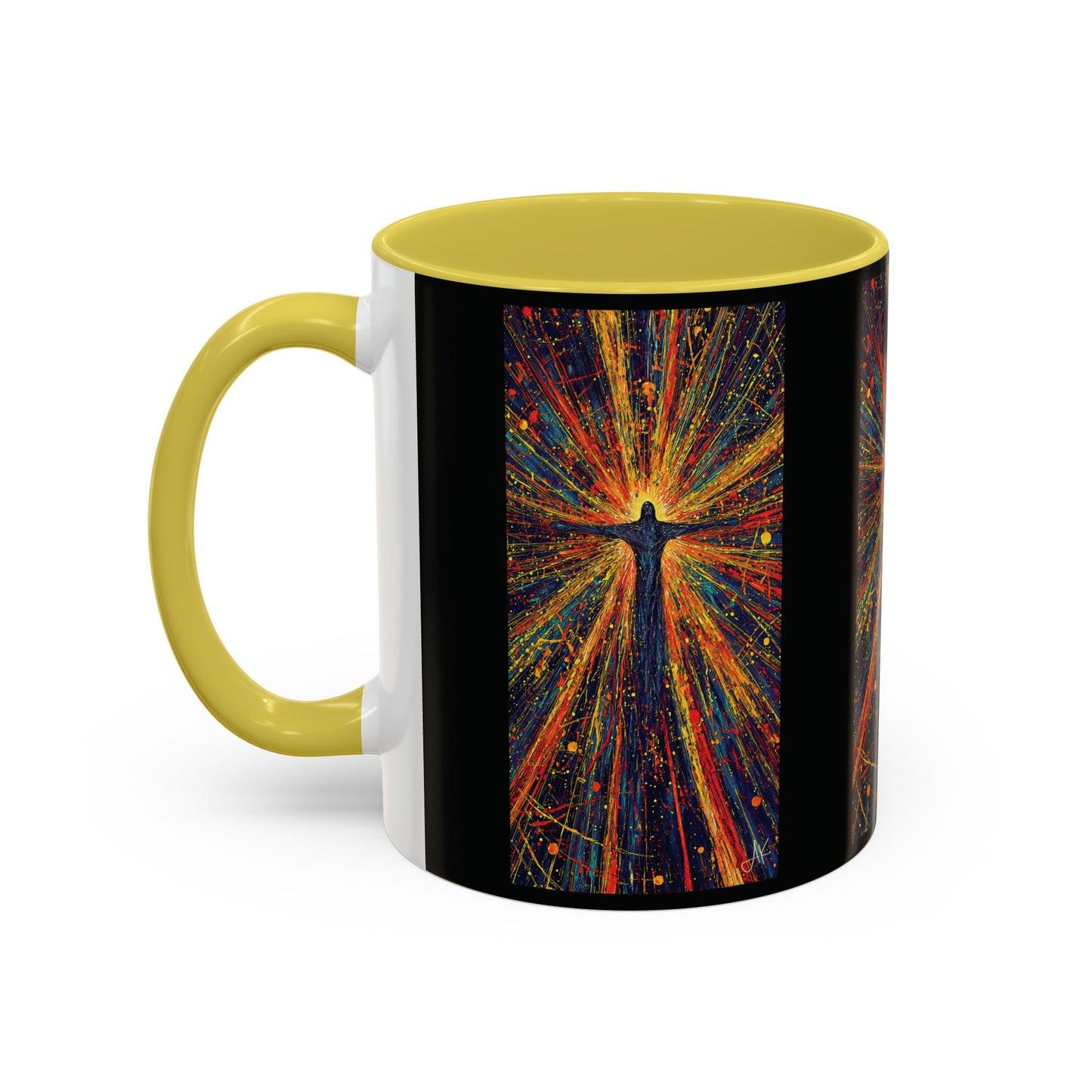 "Born Again in His Radiance - Isaiah 60:1", Colorful Mugs (11oz & 15oz)