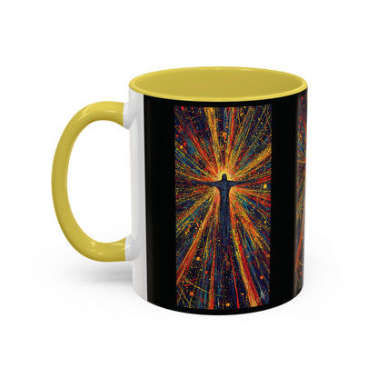 "Born Again in His Radiance - Isaiah 60:1", Colorful Mugs (11oz & 15oz)